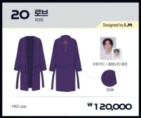 Changkyun Robe + Photocard + ID Photo