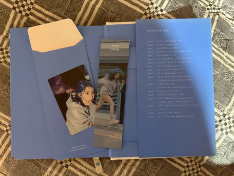 IU Love Poem Album + First Press Poster