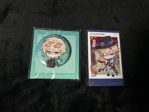 Honkai Star Rail Aventurine Taobao Exclusive Can Badge Mid-Autumn Festival Photocard Bundle