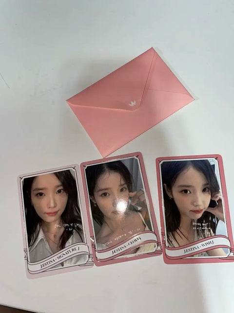 J.ESTINA IU photocard unboxing