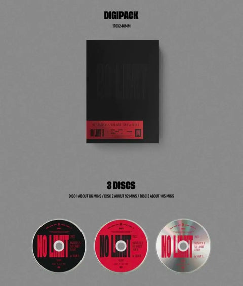 MONSTA X No Limit Tour Unboxing DVD