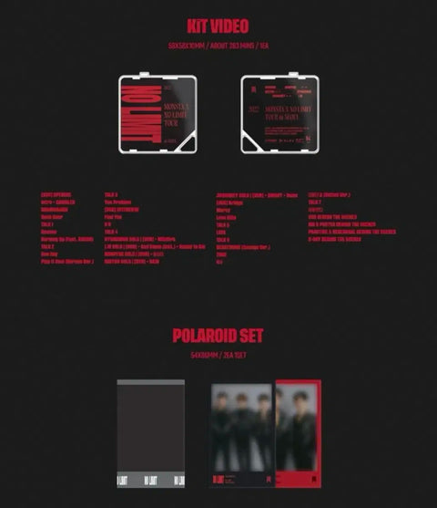 MONSTA X No Limit Tour Unboxing Kit Video