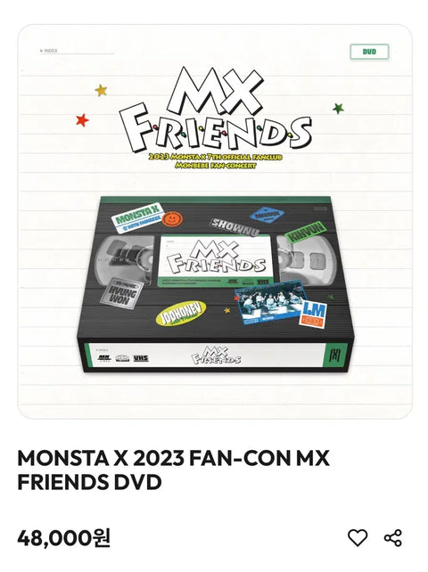 MONSTA X MX FRIENDS Fan-Con Unboxing DVD