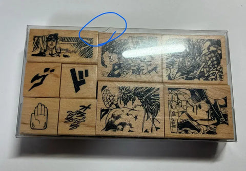 JoJo Part 3 Stamp Stardust Crusaders Stamp Seal Jotaro Dio Kakyoin Polnareff