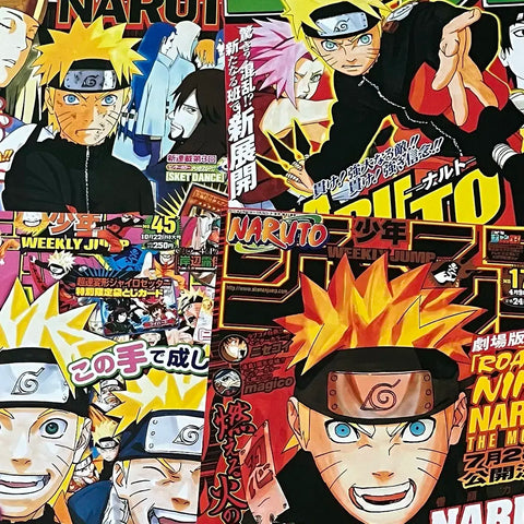 Naruto A4 Poster 5 Sheets | Room Decor Wall Decor Journal Decor Room Decor Otaku Japanese Anime