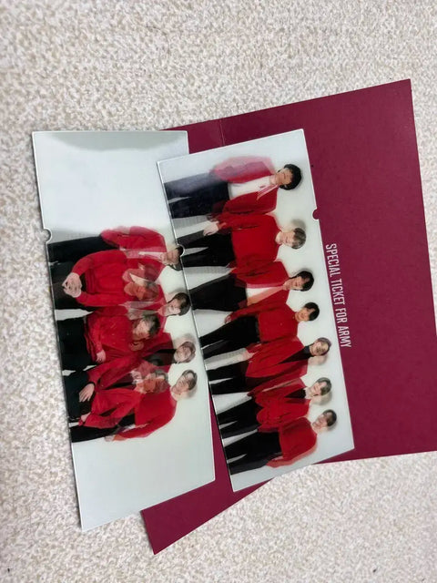 BTS ON:E Concert Lenticular Ticket Set