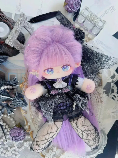 20cm Chinese Doll Clothes Wardrobe Goth Look Witch's Night Banquet
