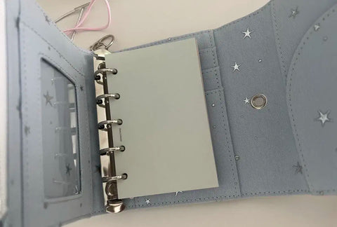 Inserts, Scrapbooking Keychain Included) Heartbeat Night Pocket Diary Binder