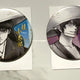 Bulk) Gintama Katsura Takasugi Gintama Exhibition Can Badge