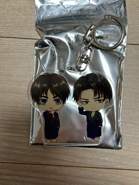 Attack on Titan Paradise Bath Eren Levi Acrylic Keychain for Sale