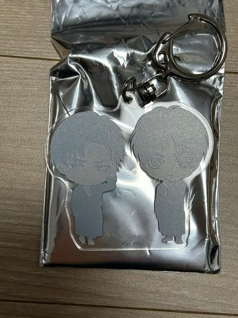 Attack on Titan Paradise Bath Eren Levi Acrylic Keychain for Sale