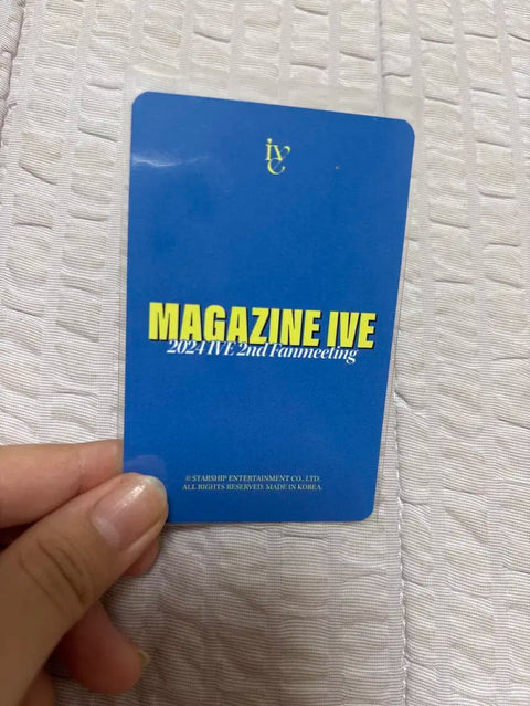 IVE magazine photocard Ahn Yujin