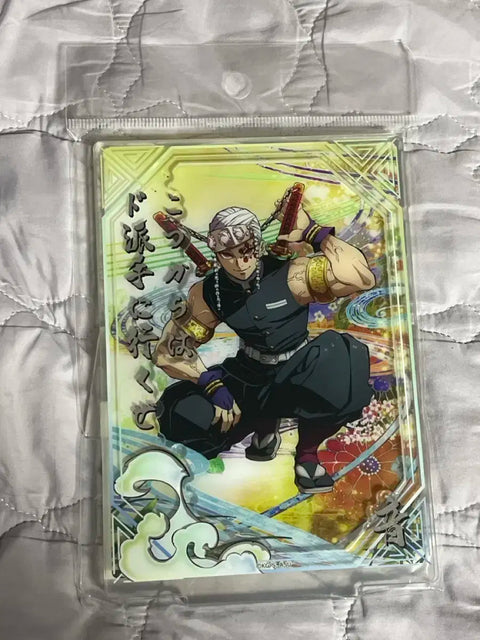 Demon Slayer Uzui Tengen Famous Lines Acrylic Diorama Stand Kimetsu no Yaiba Pop-up Goods