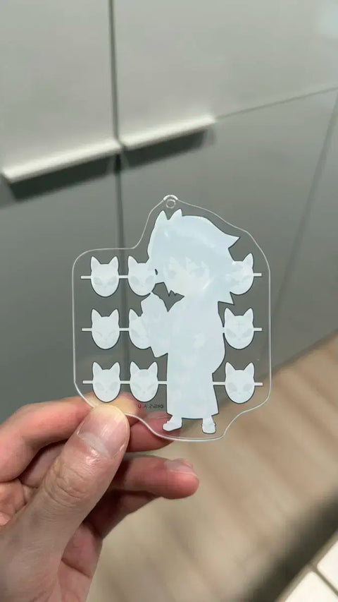 Demon Slayer Tomioka Giyuu Sabito Mask Acrylic Keychain Kimetsu no Yaiba Goods