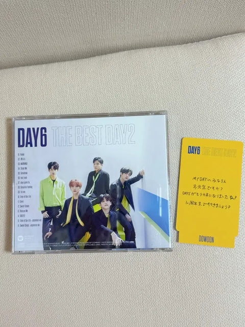 DAY6 Japan The Best Day2 Album + Dowoon Photocard Day6 Album