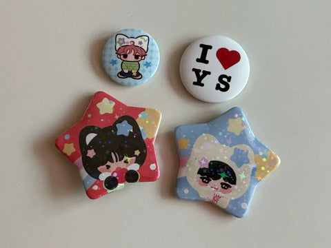 Maron-nim, Danim, NCT WISH, Yuushi, Riku badge bundle