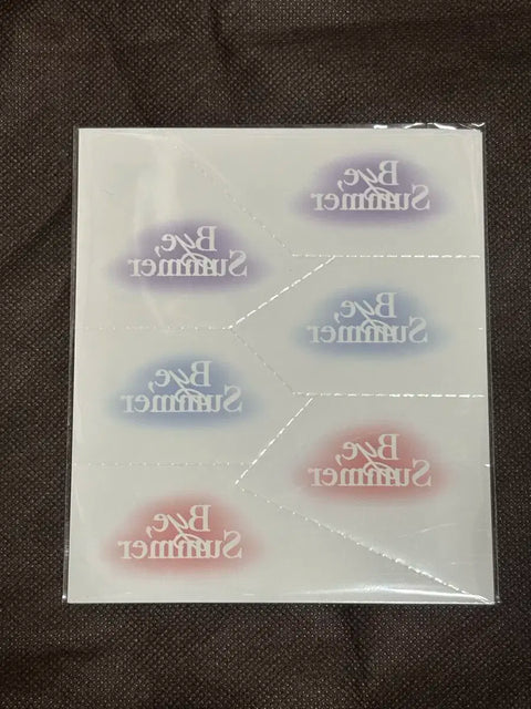 IU fan meeting reverse support stand + tattoo stickers