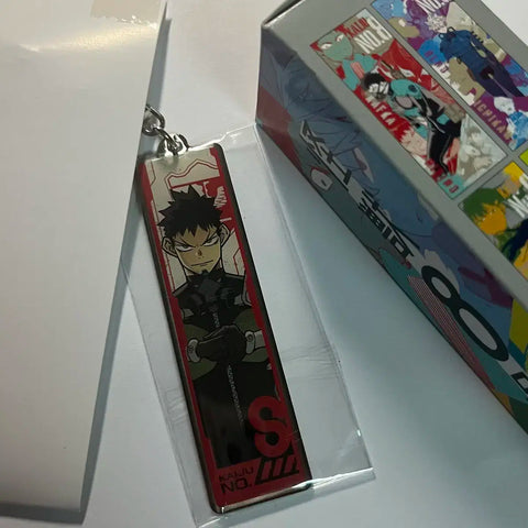 Kaiju No. 8 Hibino Kafka Original Art Exhibition Metal Keychain, CharaPos set