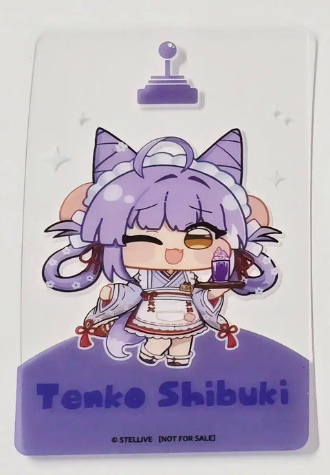 Cliché Animate Plus Collaboration Cafe Tenko Shibuki Photocard Transparent Card
