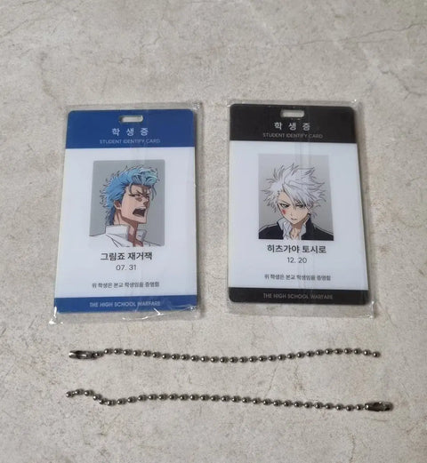 Bleach student ID, Grimmjow, Toshiro, Gin