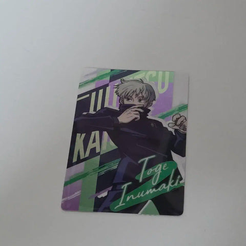 Jujutsu Kaisen Inumaki Card Photocard Inumaki Toge