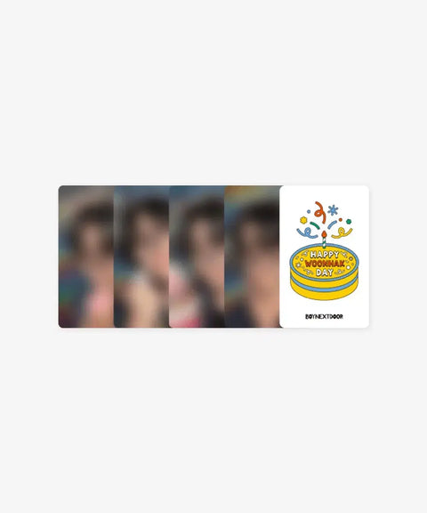 BOYNEXTDOOR Woonhak Birthday MD Photocard Set + Photo Set