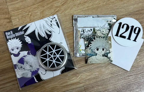 Batch) Hunter x Hunter Killua Number Plate, Killua Yoyo Style Can Acrylic Sticker