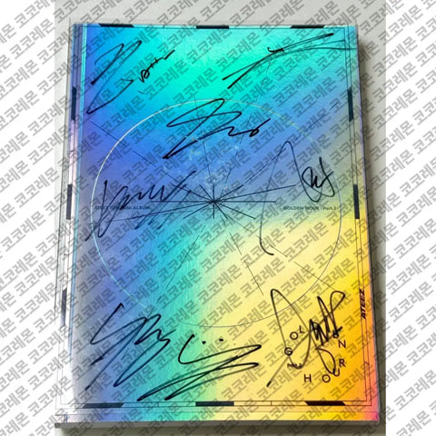 Ateez signed CD ATEEZ mini album Golden Hour Part.2 non-sale autographed