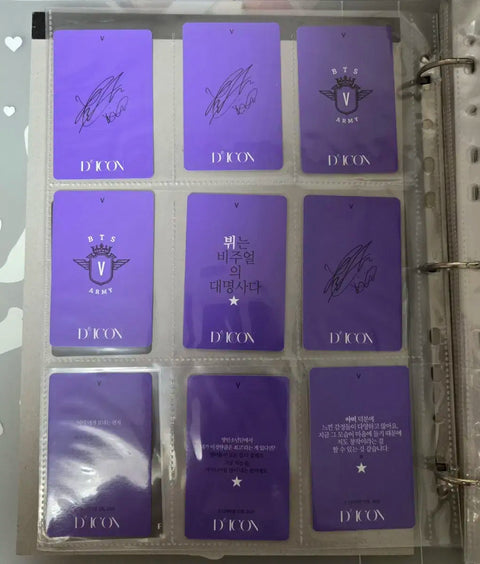 BTS D-Icon V Photocards
