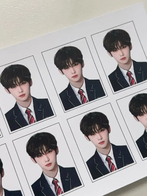 Jo Woong, Anthonny, Boys Planet 2, unofficial goods, ID photo, proof photo, goods, photocard, print
