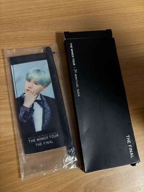 BTS Wings Concert Suga Mini Flag