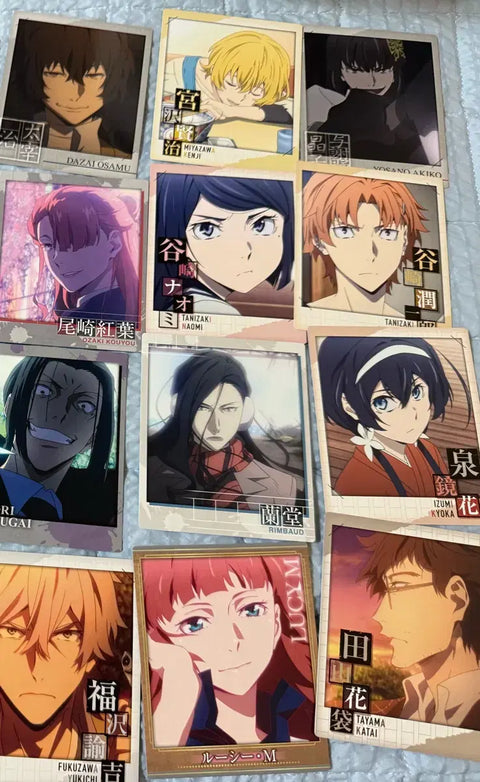 Bungo Stray Dogs SnapMide 36 cards as a set