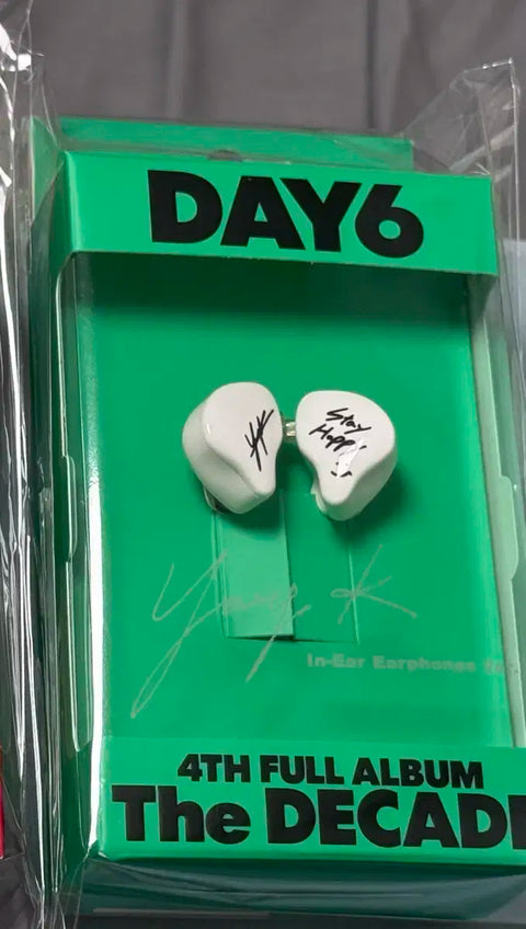 DAY6 Young K in-ear earphones, unopened new product.