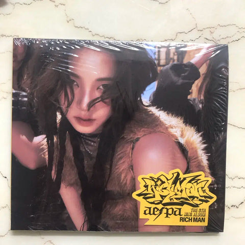 aespa Rich Man burst Karina unopened album