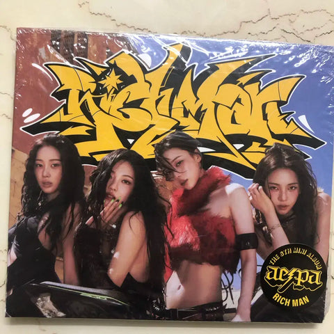 aespa Rich Man Burst Group Unopened Album