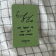 Jang Wonyoung Medicube Handwritten Photocard 4pcs