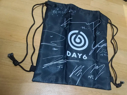 Selling DAY6 signed gym sack bag!