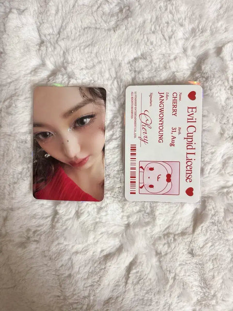 IVE Secret Cupid Doll Photocard Wonyoung Cherry Doll Photocard