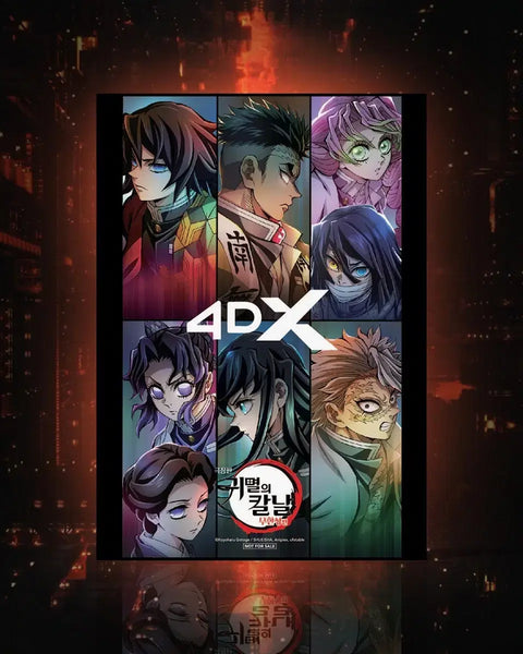 Demon Slayer: Kimetsu no Yaiba Mugen Castle 4DX Poster CGV Exclusive