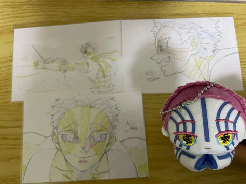 Akaza postcard hug character set