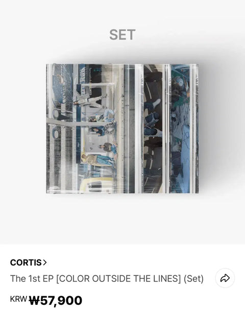 Selling Cortis unopened album set.