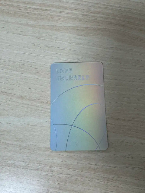 BTS Yoongi Suga Love Yourself photocard