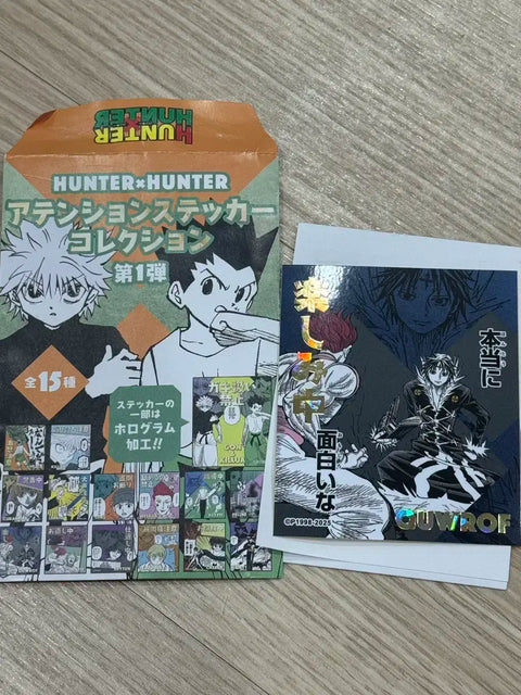 Hunter x Hunter Jump Shop Original Art Sticker Chrollo Hisoka