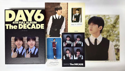 DAY6 The Decade Opening Album City Version Dowoon Full Set Photocards Message Photo Four-Cut Photo