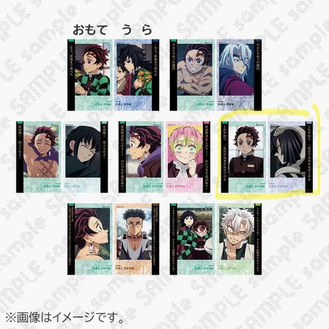 Demon Slayer Cheki-style Random Bromide Iguro Obanai Tanjiro