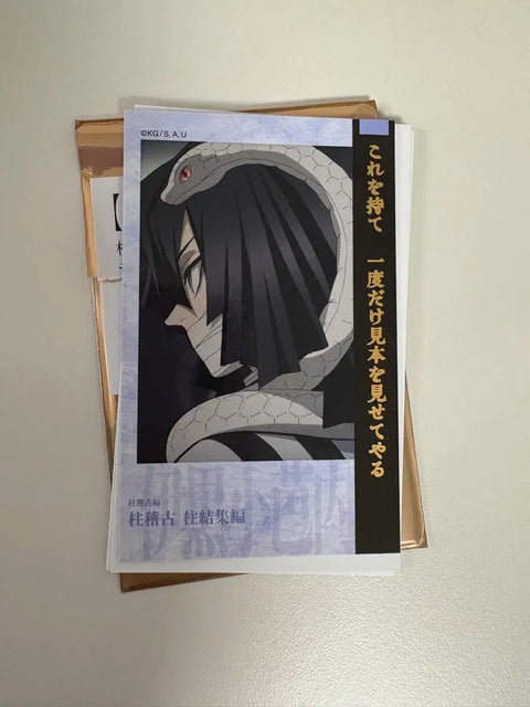Demon Slayer Cheki-style Random Bromide Iguro Obanai Tanjiro