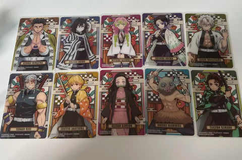 Demon Slayer Glass Card Wafer Photocard