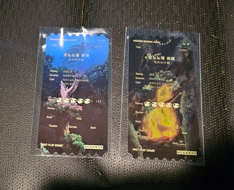 Princess Mononoke Ghibli Megabox Original Ticket TTT