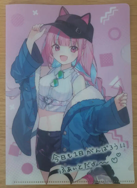 Minato Aqua FamilyMart Collaboration Clear File