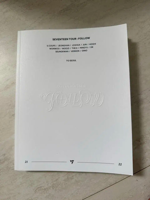 SEVENTEEN Follow Concert Photobook